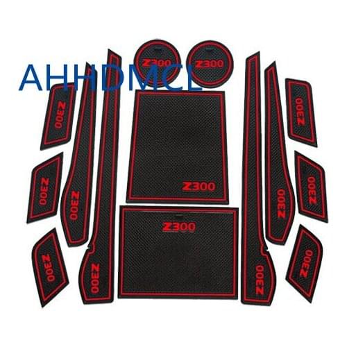 Car Anti-Dirty Pad Door Groove Gate Slot Cup Armrest Storage Pad Anti-Slip Mat For Zotye Z300