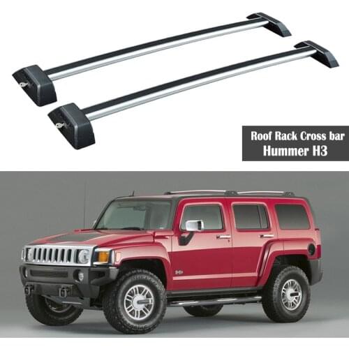 Aluminum Alloy Roof Rack For Hummer H3 2007-2013 Rails Bar Luggage Carrier Bars top Cross bar Rack Rail Boxes