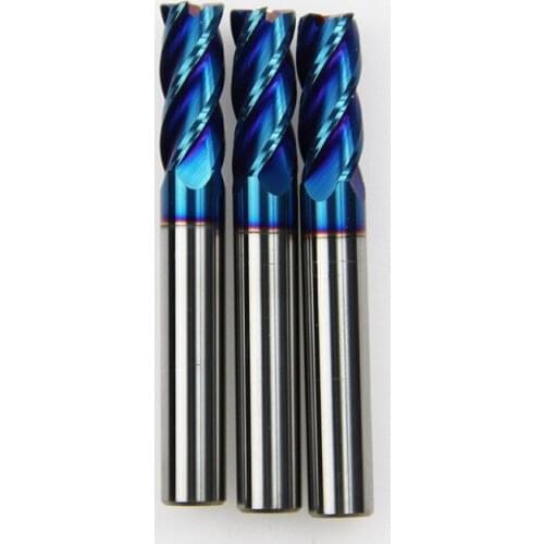 Beable tools Round Nose Solid Carbide End Mills HRC65 4 Flutes Milling Cutter CNC Router Tools Bits for metal Cutter