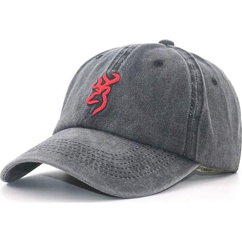 New BROWNING 3D bone embroidery baseball cap 100% cotton washed hip hop dad hat men women sports snapback sun hats