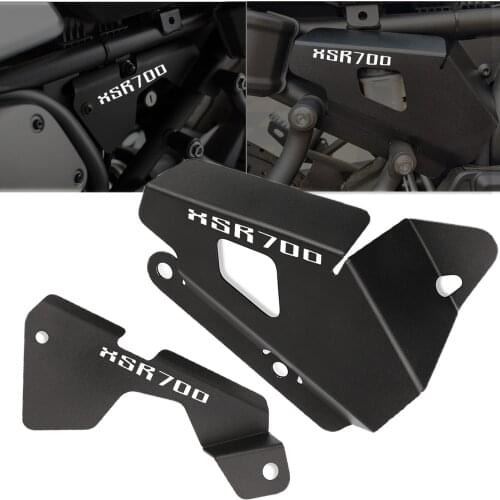 For YAMAHA XSR 700 XSR700 2015 2016 2017 2018 2019 2020 2021 Black Side Panel Frame Cover Brake Reservoir Guards Protector Set