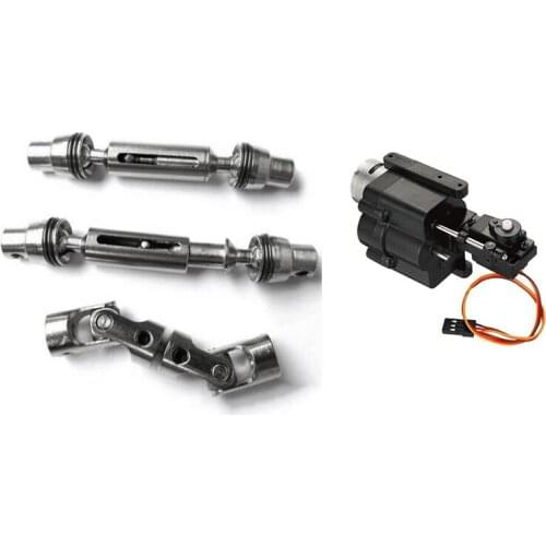 For WPL B1 B-1 B14 B-14 B16 B-16 B24 B-24 C14 C-14 B36 1/16 Metal Parts Drive Shaft & Speed Change Gear Box