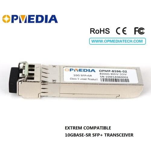 EXTREM COMPATIBLE 10GBASE-SR SFP+ transceiver,10G 850nm 300m SFP+ optical module,LC connector and DDM function FREE SHIPPING