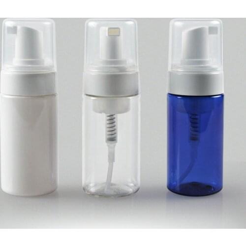 Foaming Soap Pump Bottles 100ml Foam Empty Refillable Bottle for Shampoo Wholesale Plastic Foam Travel 10pcs/lot