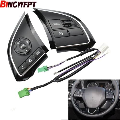 For Mitsubishi Outlander 2016 2018 2019 2020 pander steering wheel audio control button For Mirage 2016