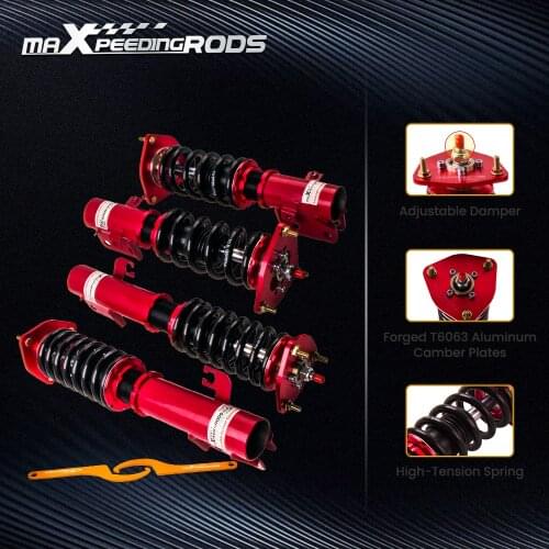 24 Ways Adjustable Damper Height Coilovers Kits For Subaru WRX GC8 STI 1993-2001 Shock Absorber