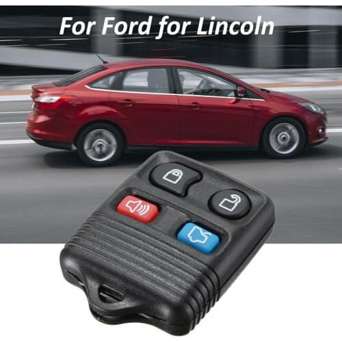Remote Control Key Shell Shell Suitable For Ford Lincoln 4 Button Switch Alarm Remote Control Car Door Remote Key