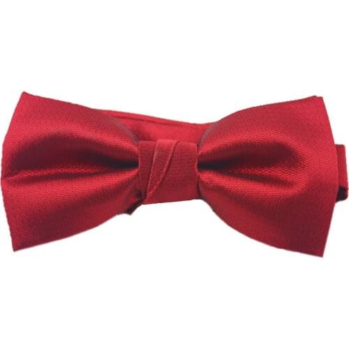Premium Fashion Adjustable Bowtie Wedding Party Butterfly Cravat Candy Red Black White Colour Noble Tie