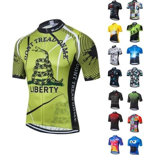 UFOBIKE Mens Cycling Jersey Shirt Short Sleeve Bike Jersey Riding Tops Outdoor MTB Cycling Clothing