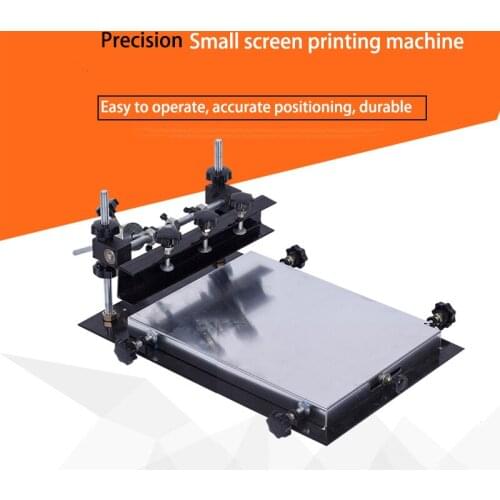 Small Manual Silk Screen Station SMT Manual Stamping Station Solder Paste Screen Printing Machine Screen Printing Machine