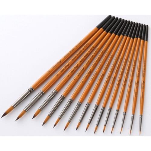 The New! Single Korean hair watercolor brush, watercolor gouache nylon brush, multi-line professional painting