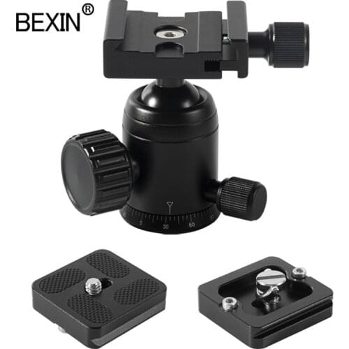 BEXIN S30 ball head aluminum alloy panoramic 360 degree photography tripod head for SLR camera tripod monopod