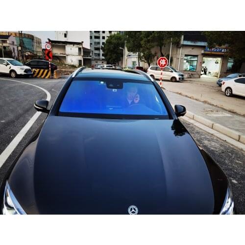 SUNICE Chameleon Blue Window Film 76%VLT Glass Tinting Vinyl UV Protector Heat Control Solar Foils Sun Block Stickers Home Decal