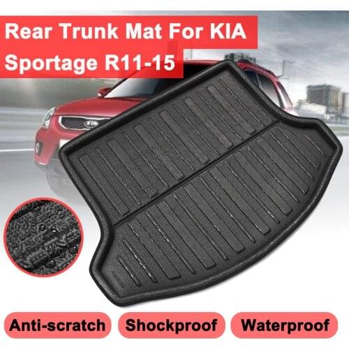 For Kia Sportage R 2011 2012 13 14 2015 Boot Liner Car styling Accessories Interior Rear Floor Trunk Cargo Waterproof Floor Mat