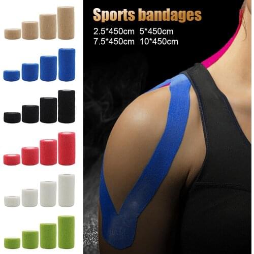 Latex Free Non Woven Self-Adhesive Bandage eco-friendly bind up Tattoo Elastic Bandage Finger Joints Wrap Protection Muscle Tape