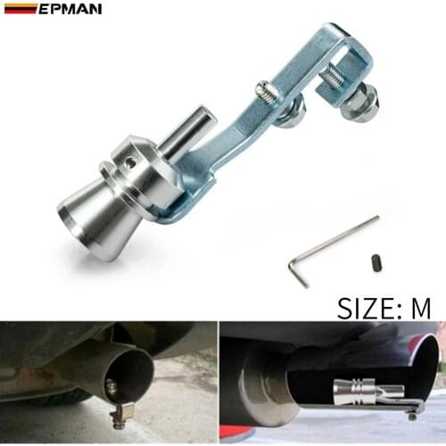 Universal Car Turbo Sound Whistle Muffler Exhaust Pipe Blow off Vale BOV Simulator Whistler Size M EP-W001 (1PC)