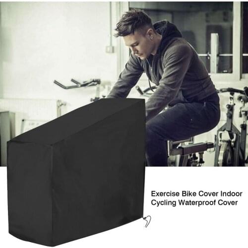 Exercise Stationary Bike Cover Indoor Cycling Waterproof Cover Upright Indoor Cycling Protect Dustproof Sun-Proof Bike Cover
