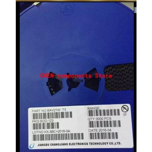 100pcs SMD diode BAV21W SOD-123 T3