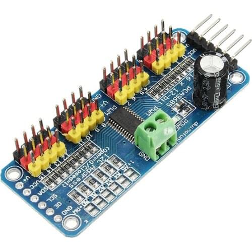 PCA9685 16-Channel 16CH 12-bit PWM Servo Motor Driver I2C Module For Arduino Robot RC Drone