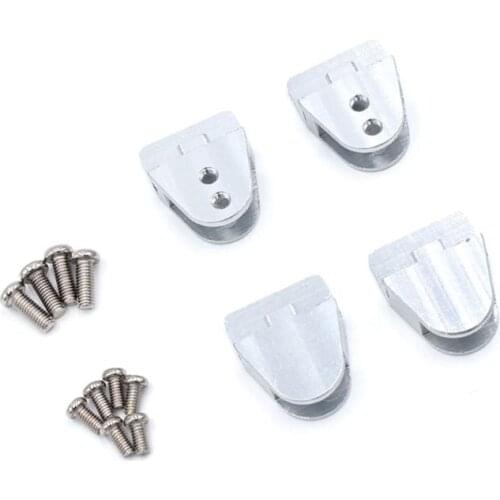 4Pcs Upgrade Spare Parts Metal Lifting Lug RC Car for 1/16 WPL B14 B24 B16 Truck with Screw Set Accessories