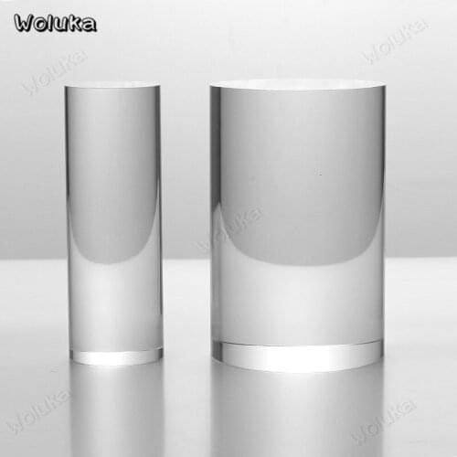 Photographic Acrylic Column Cosmetics support Shooting Clear Decoration Block Product Holder Display Stand cylinder CD50 T07 X