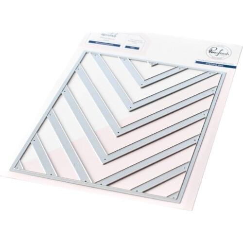 AliliArts Metal Cutting Dies Nested-Chevron panel diy Scrapbooking Photo Album Decorative Embossing PaperCard Crafts Die 2020