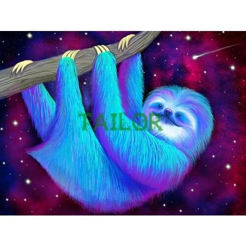Diamond painting 5D Home Decor Gift Cuadros kit set Full square Cross stitch haft diamentowy animal Mosaic art colour sloth 95