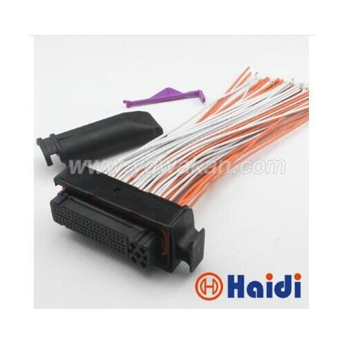 Free shipping 1set auto 81pin ecu connector 368376-1 electrical ECU plug 1J0906385C 1J0 906 385C wire harness