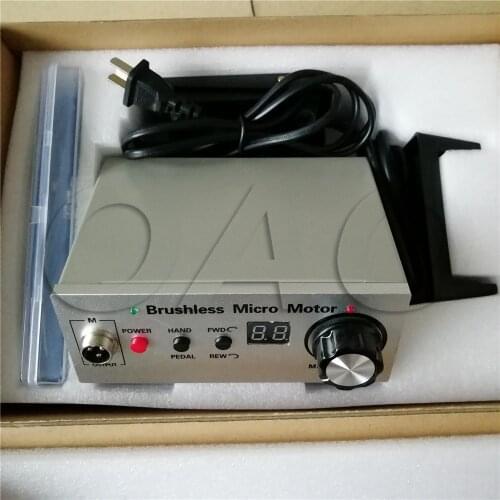 50,000 RPM Brushless Dental Micromotor Polishing Unit with contra angle + straight handnpiece dental micro motor