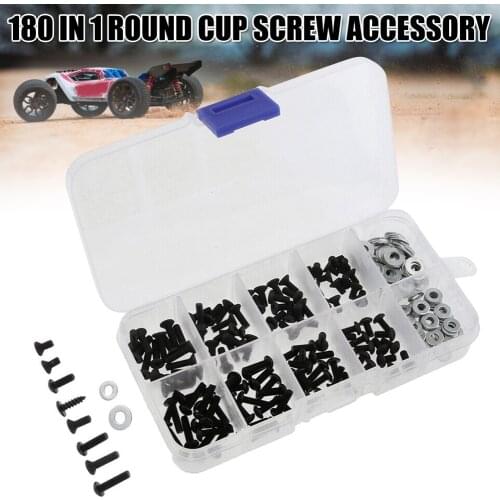 Rc Crawler Truck Parts Screws Set 180-in-1 Cup Head Screws For Hsp M3 Screw стойка м3 vis m3 tornillos m3