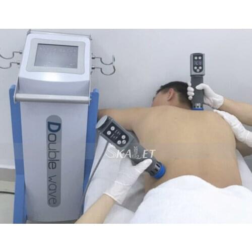Double Channel Extracorporeal Shock Wave Physical Equipment Electromagnetic Shockwave ED Treatment