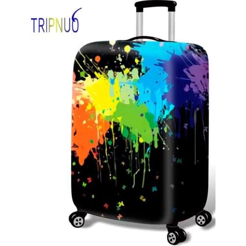 TRIPNUO Colorful Thicken Luggage Protective Cover 18-32inch Trolley Baggage Travel Bag Covers Elastic Protection Suitcase Case