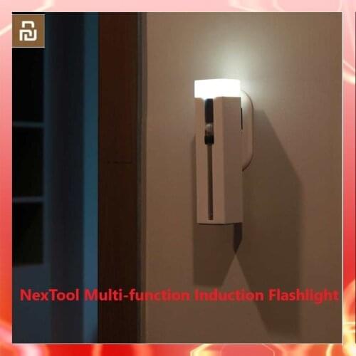 Mijia Nextool Induction Flashlight Multi-functional Dual Sensor Lighting Emergency Power Bank Flashlight For Home Office Outdoor