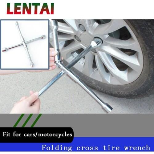LENTAI 1Set Car cross-type folding Allen wrench auto repair tools For Hyundai Solaris I30 creta IX25 Suzuki Swift SX4 Lada Vesta