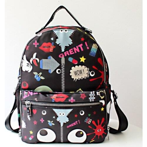 Fashion Women Nylon Backpack High Quality Ladies Shoulder Bag Girls School Bags Waterproof Casual Female Small Travel Laptop Bag