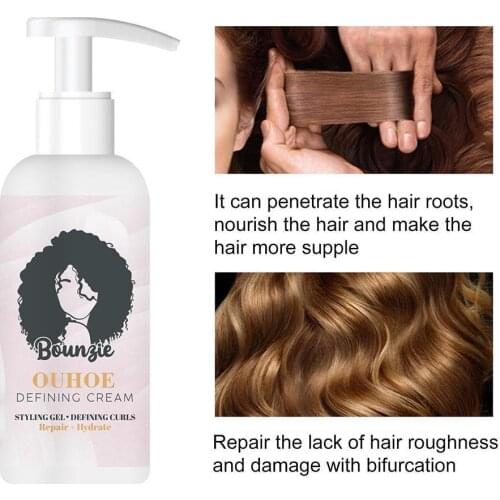 Hairdressing Elastin Boost Defining Cream Fast Drying Tool 50ml Hair Hair Control Beauty Frizz Style Setting Cream Unisex L2Q4