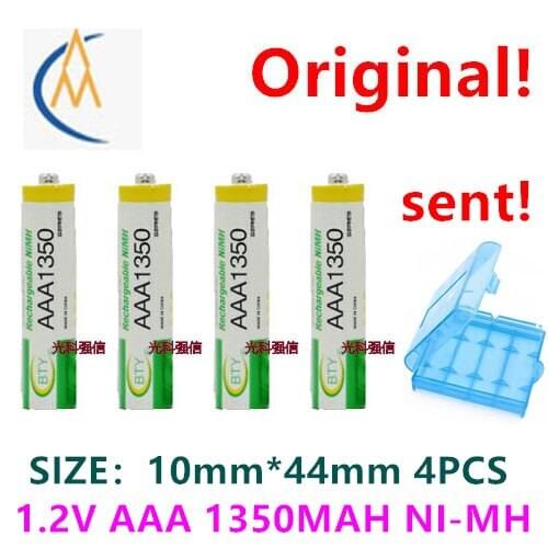 BTY 1350mAH rechargeable battery 7 rechargeable battery 1.2V Ni-MH AAA razor toy TV air conditioner remote control