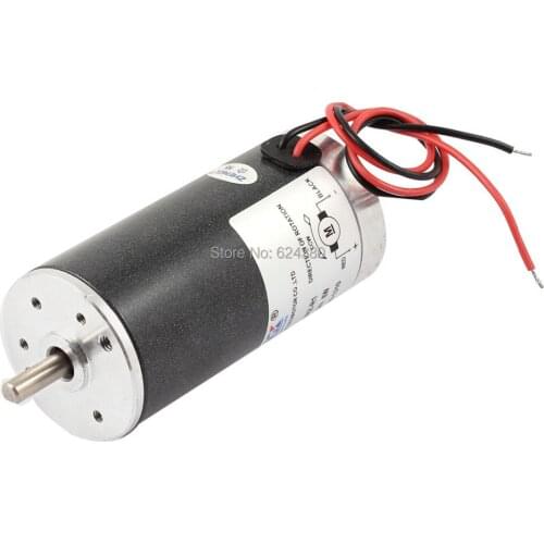 DC 24V 4000 RPM Permanent Magnetic Speed Reduce Motor 5mm Diameter Shaft 2 Terminals Discount