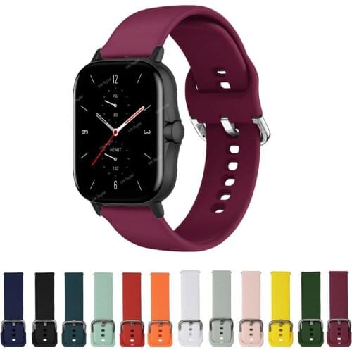 Amazfit GTS Smart Watch Replacement Strap 20mm Silicone Sport Bracelet Watchband For Huami Amazfit GTS 2 GTS2 Mini 2E Correa