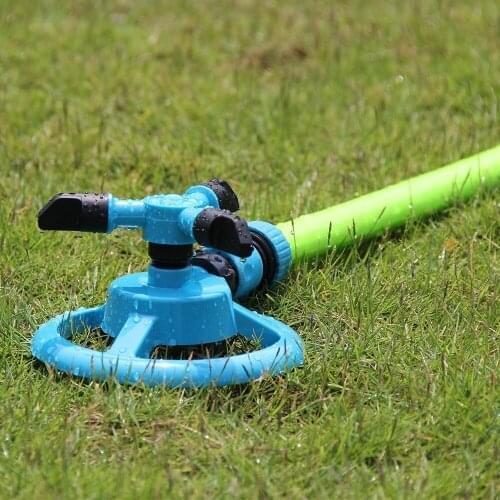Garden Sprinklers Automatic Watering Grass Lawn 360 Degree Rotating Water Sprinkler 3 Arms Nozzles Garden Irrigation Tools Acce