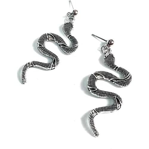 Snake hoop Ear studs gothic jewelry witchy fashion weird darkness women gift classics 2020 new Dangle & Drop Earrings beautiful