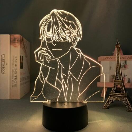 Yuri on Ice Victor Led Lamp for Child Bedroom Decoration Night Light Birthday Gift Room Table Acrylic Anime 3d Light Yuri on Ice