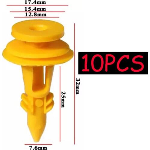 JEAZEA 6502991 10Pcs Tail Door Panel Clip Retainert Fit For Jeep Grand Cherokee Chrysle Breeze WJ Laredo Dodge 1993-2005