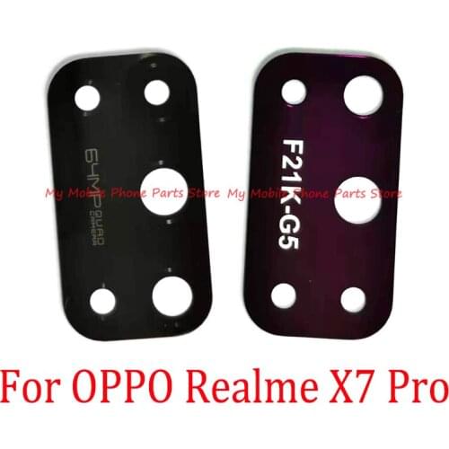 10 PCS PBack Rear Camera Glass Lens For Oppo Realme X7 Pro X7pro 5G Back Main Camera Lens Glass Cover With Glue Sticker Parts