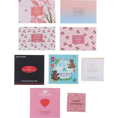 10pc Silver Polishing Cloth Cleaning Cloth Polishing Cloth Soft Clean Wipe Wiping Cloth Of Silver Gold Jewelry Tools