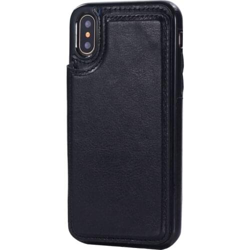 15 pcs Luxury Slim Leather Case Cover For iPhone 11 Pro MAX XR XS Max 7 8 Plus Wallet kickstand Card Slots Shockproof Flip Case