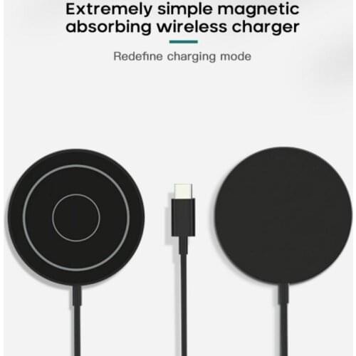 15W Qi Magnetic Wireless Charger For IPhone12 Mini IPhone12 Huawei Samsung Mi 9 Pro Fast Charging Pad Iphone Wireless Charger