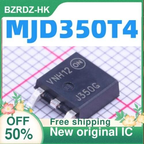 5PCS/lot MJD350T4 TO-252 MJD350 J350G 300V 500mA New original IC