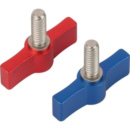 BGNing 10Pcs Adjustable 17mm 1/4 inch Thread Screw Adapter Clamp Locking Screw Handle Camera Wrench Knob for Rods Clamp