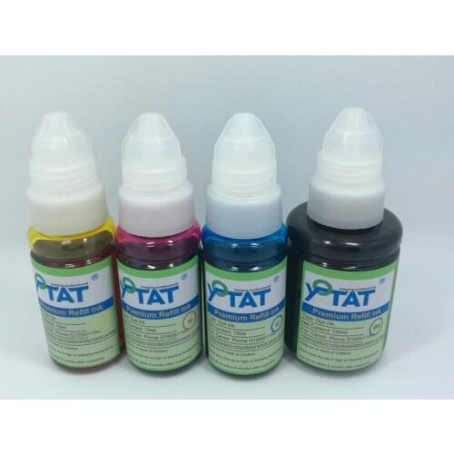 4 color Premium Dye ink Specially use for Canon Pixma G1000/1100/1800/2000/2100/2800/3000/3800 ink tank printer